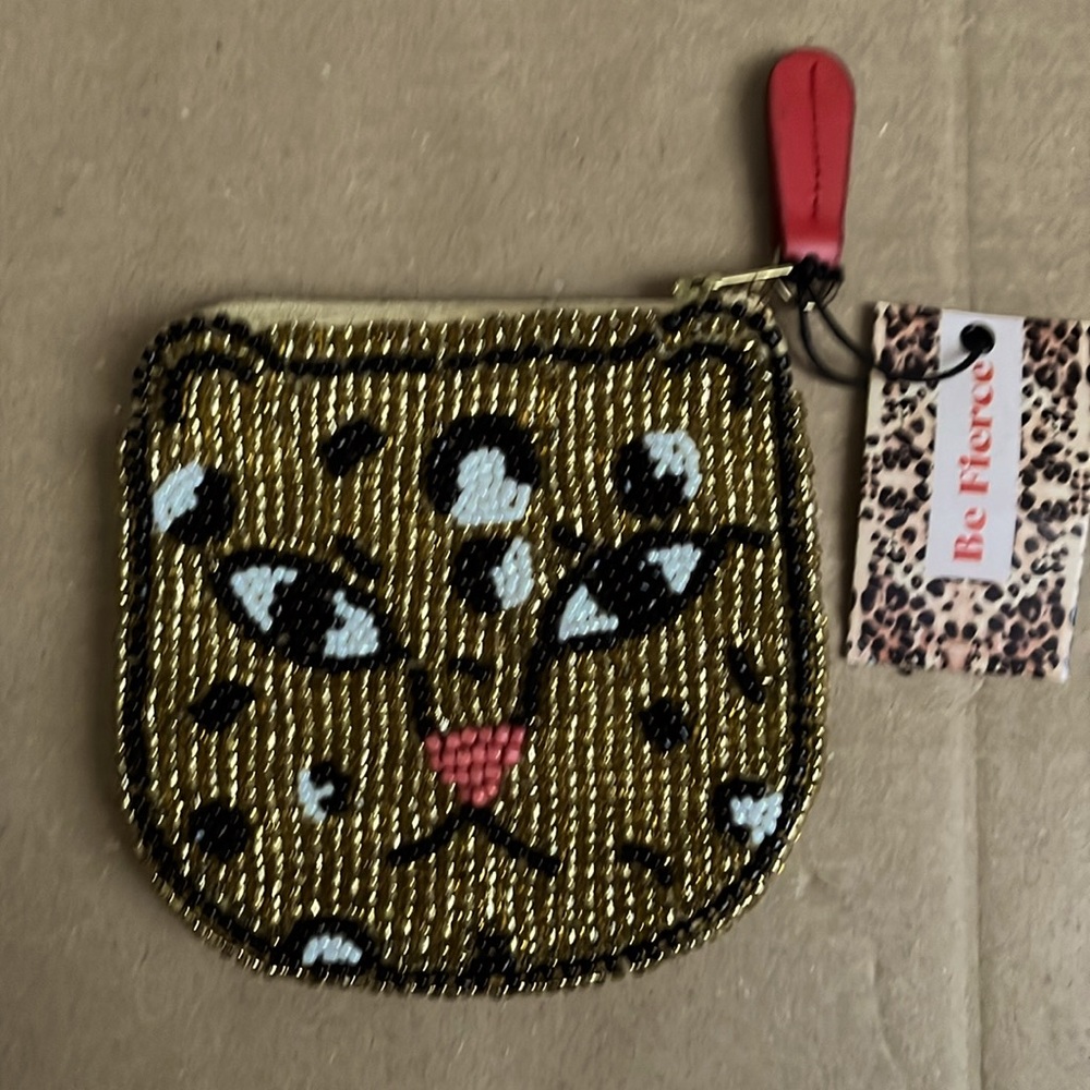 Beaded coin purse